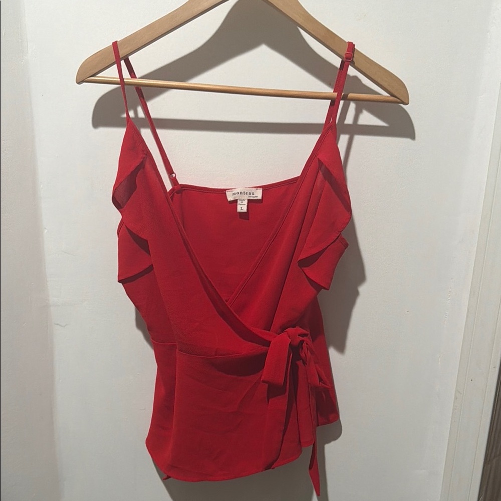 Dressy Red Top